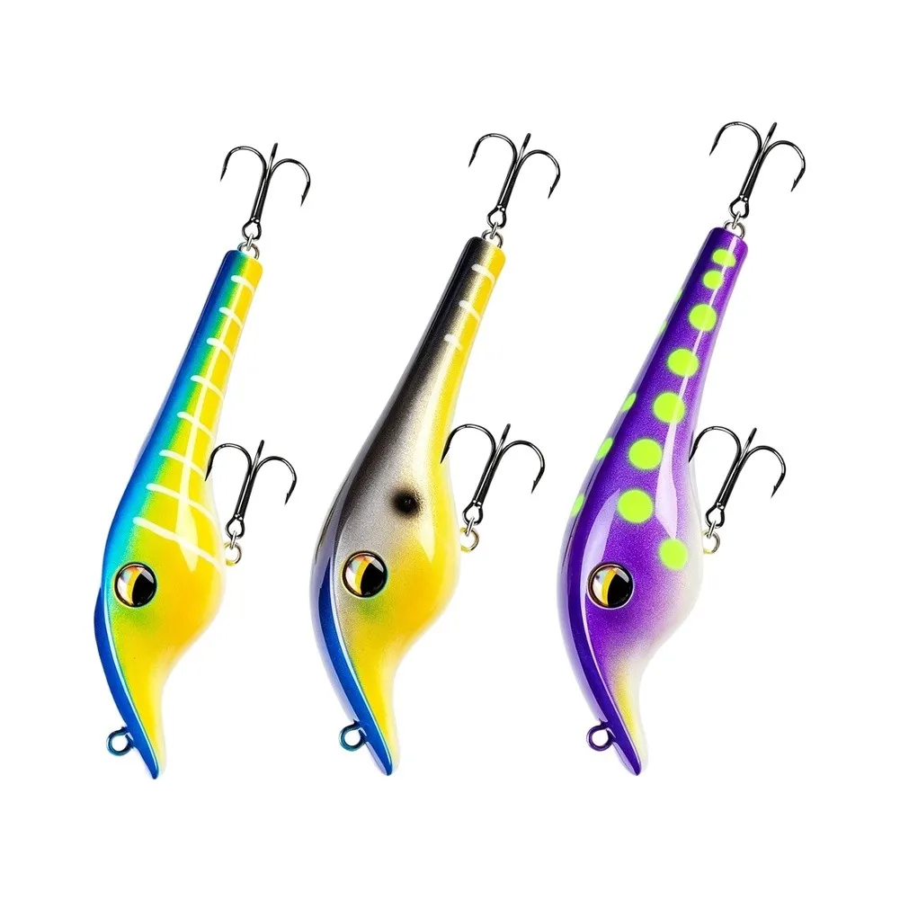3D Pikeminnow Profile Multiple Patterns Available Predatory Fishing Lure Long-lasting Performance Realistic Forage Mimic