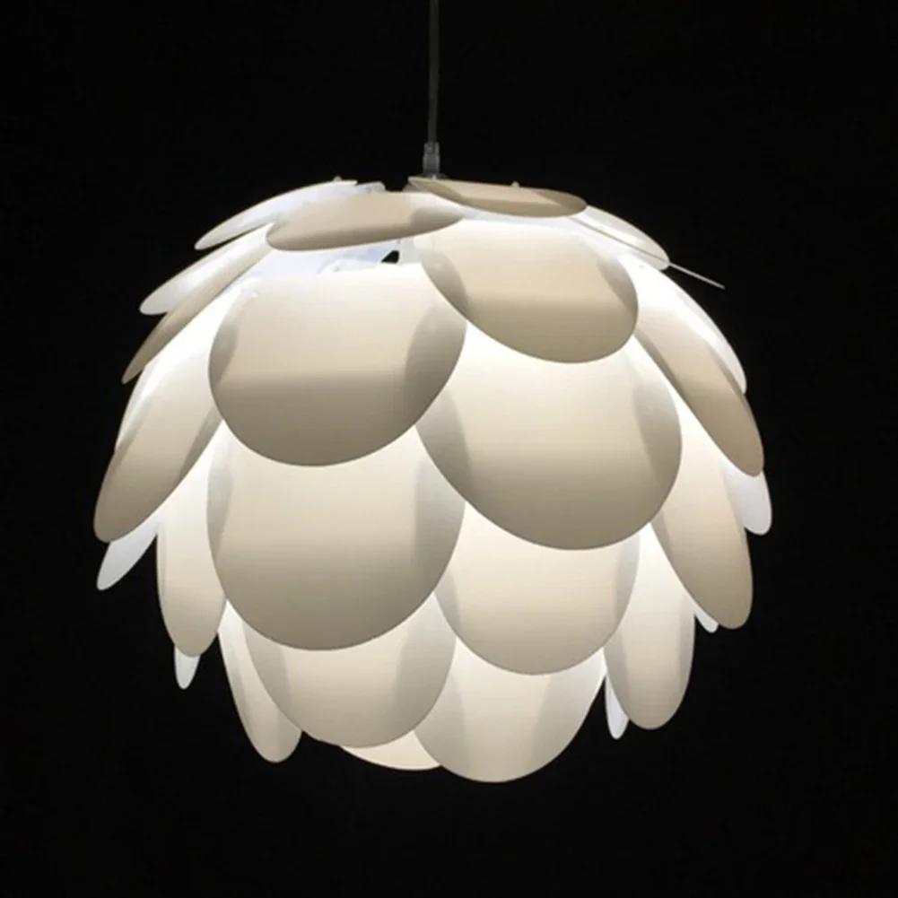 Nordic Modern Lotus Flower Lampshade Plastic Lamp Cover For Ceiling Light Chandelier Hanging Lamps Home Decor Lamp House