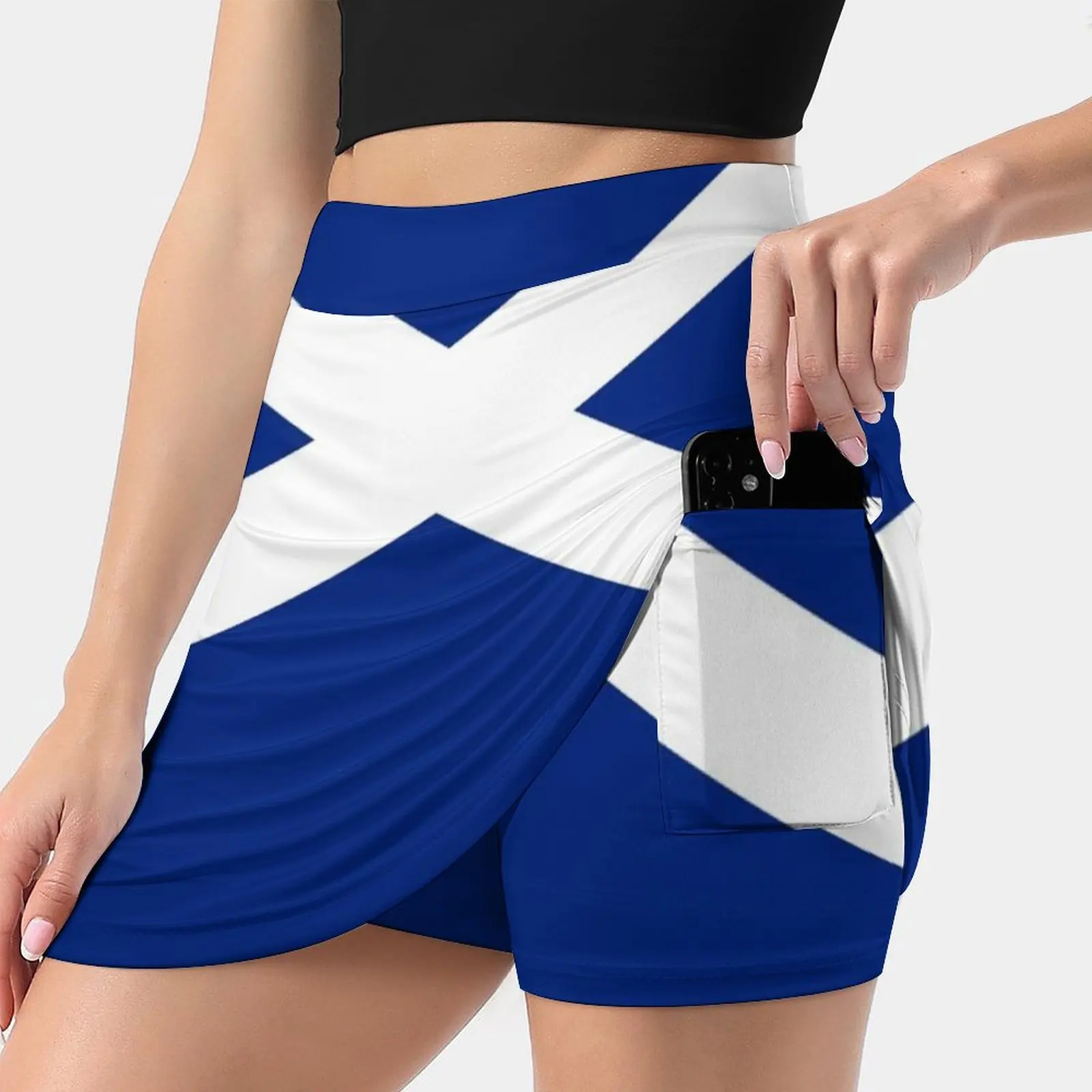 Scottish Flag Scotland T-Shirt Women's skirt Aesthetic skirts New Fashion Short Skirts Scott Scottish Scotland Flag Insignia