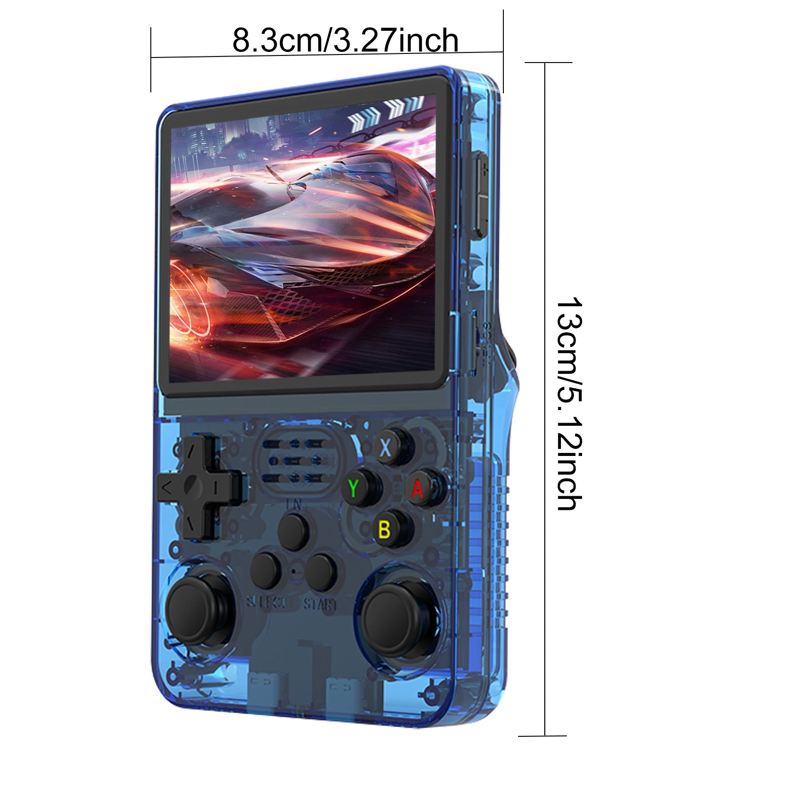 R36S Open Source K36 Handheld-Spielekonsole, 3,5-Zoll-IPS-Bildschirm, integrierte 16.000 Spiele, unterstützt Online-Doppel für PS1/PSP/DC