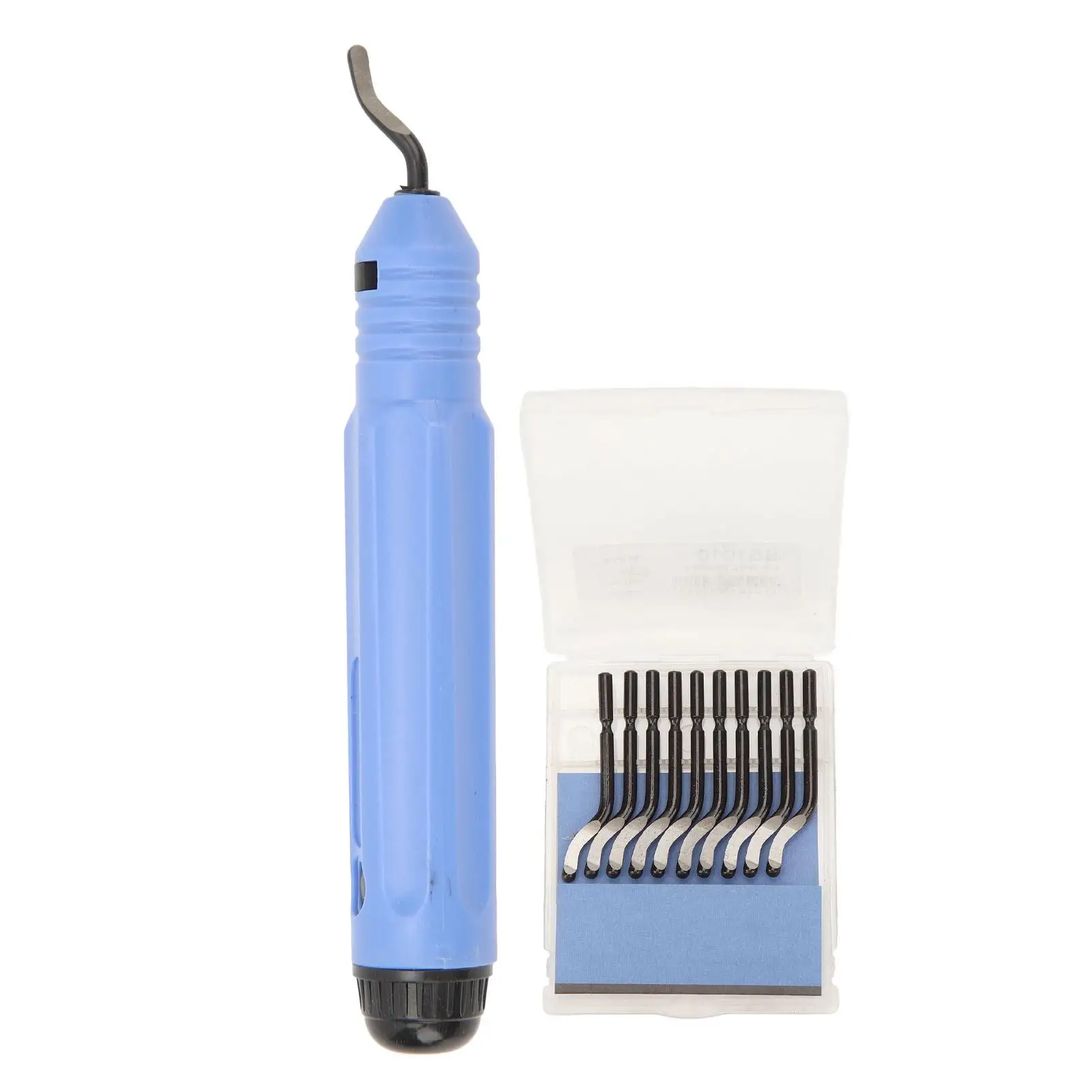 

for edge Burr Remove Tool Steel Deburring Tool Kit Effort Saving Antislip Handle with 10 Blades for 3d Printing for resin Art