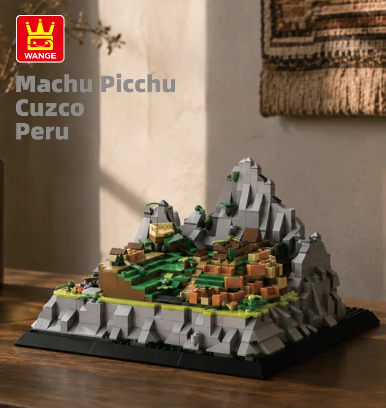 WANGE Machu Picchu 5252 Building Blocks 1039pcs Peru Inca Landmark Model Nostalgic Gift for World Travelers
