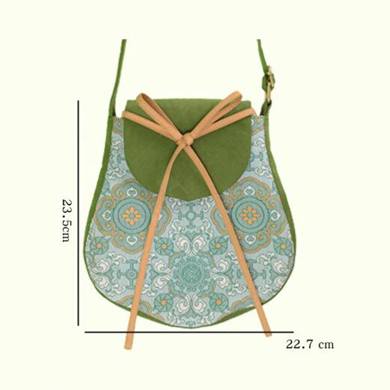 Chinese Style Guofeng Vintage Shoulder Bag Artistic National Trend Style Women Crossbody Bag Patchwork Fabric Hanfu Coin Purse