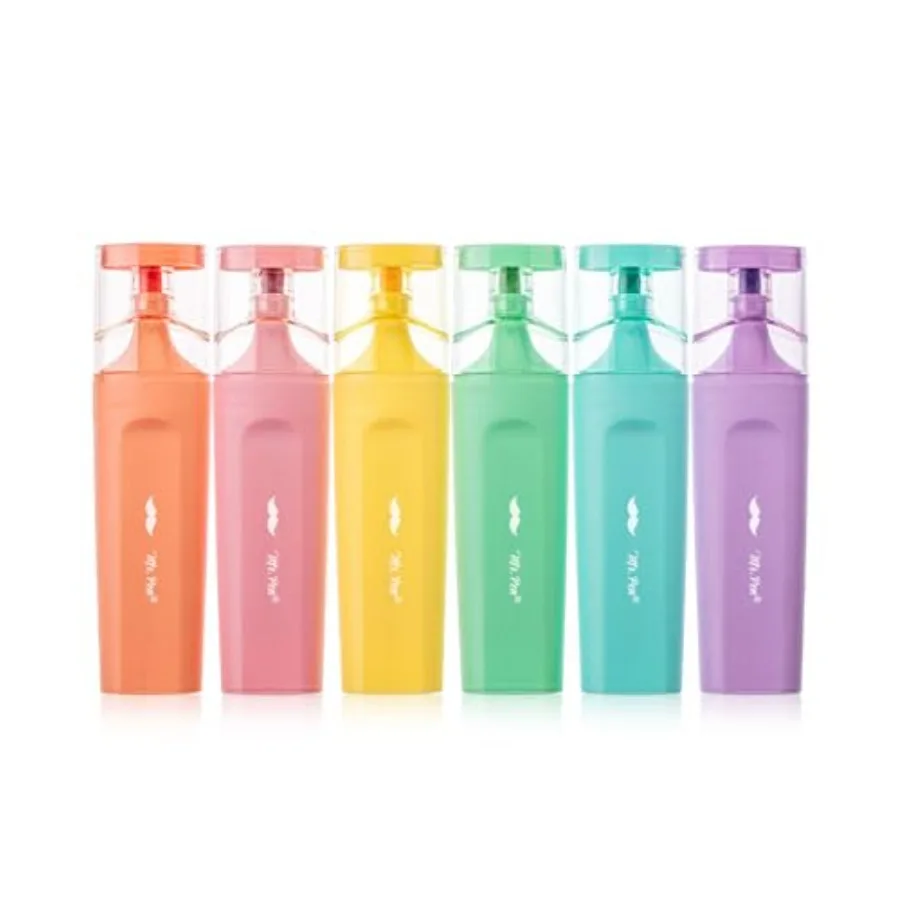 

- Aesthetic Highlighters, 6 Pack, Assorted Colors, Cute Highlighters Assorted Colors for Journaling, Highlighting, Underlining,