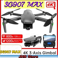 JHD ZLL SG907 MAX GPS Drone 4k Profesional 5G FPV WiFi With 3-Axis Gimbal HD Camera ESC Brushless Moto RC Quadcopter