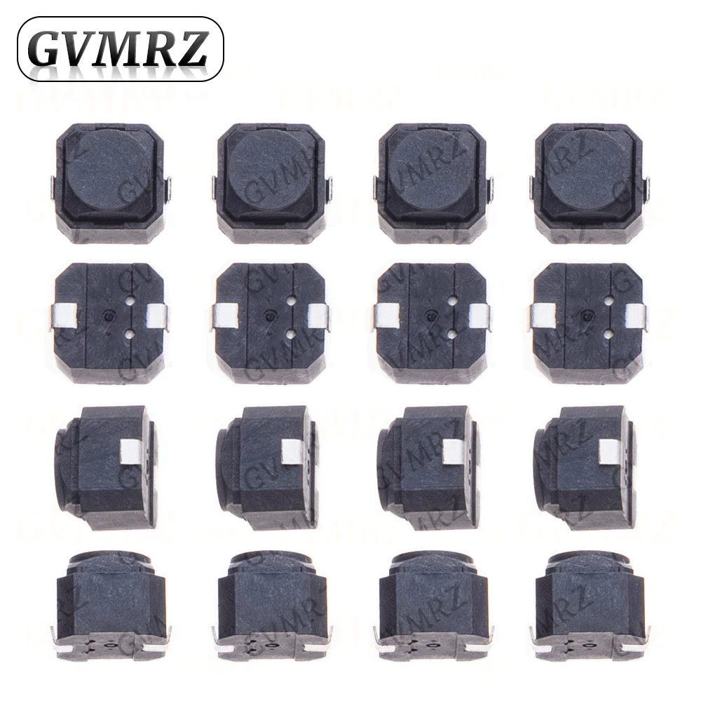 20PCS/lot silent push button switch Micro key power tactile switches 6x6x5 6*6*5MM Light touch mute  6X6x5mm 2PIN SMD