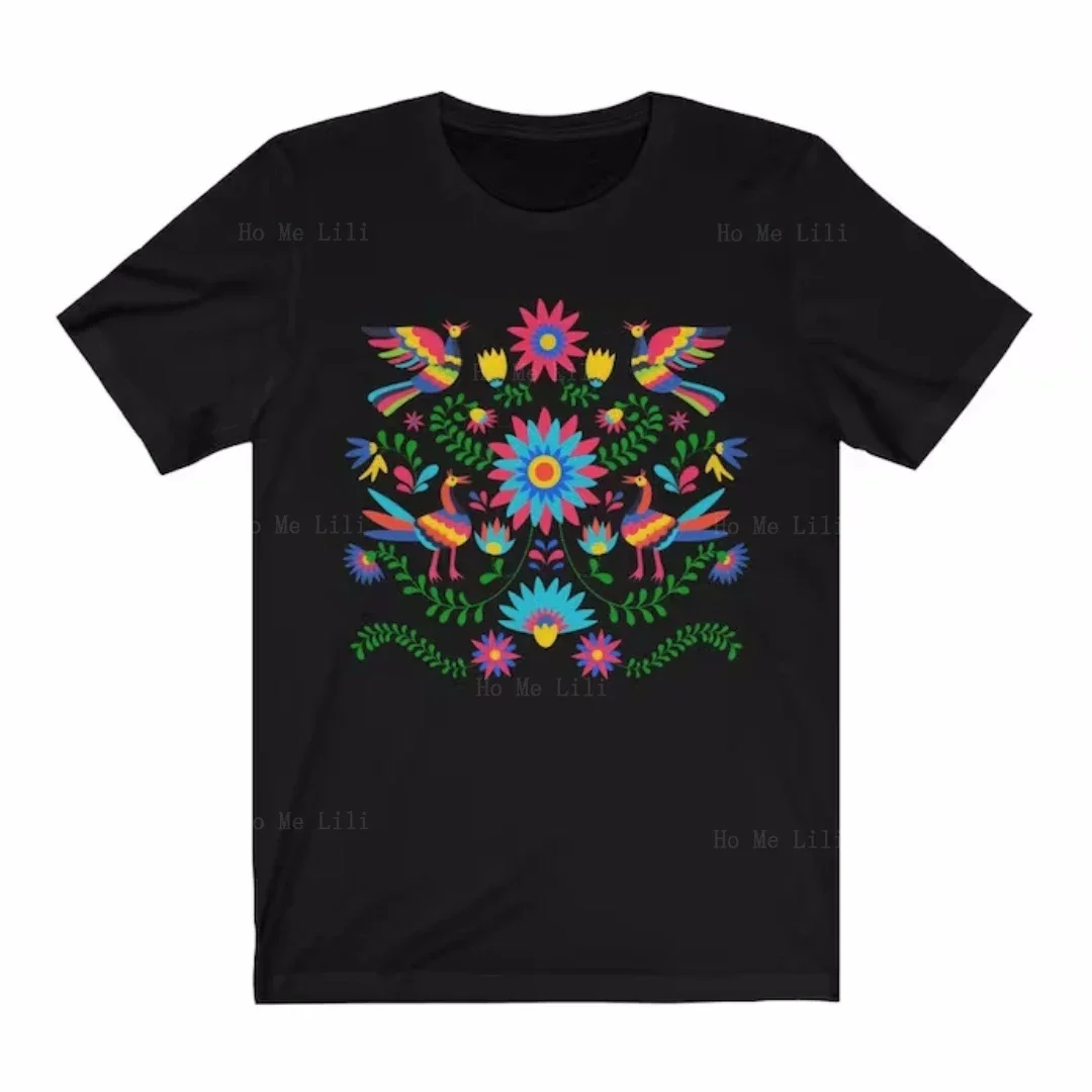 Мексиканская рубашка, мексиканская Мексиканская надпись Otomi, подарки для любителей птиц, идеи, мексиканские подарки, футболки