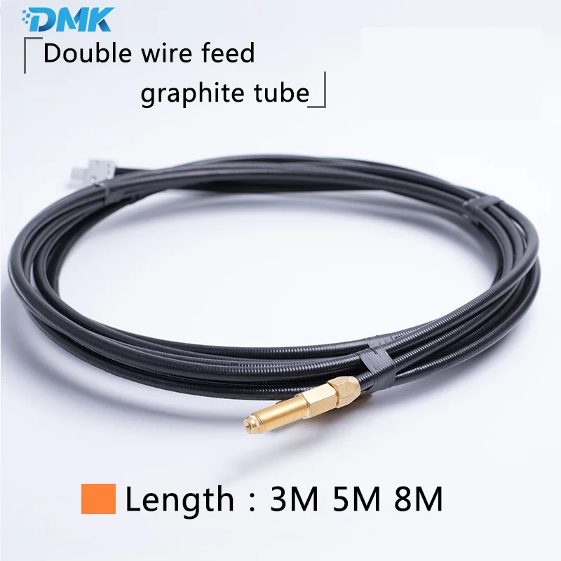 

CQWY Шланг подачи двойной проволоки SUP-AMF-D Трубка Пружина/Графеновая 2-проводная трубка подачи проволоки для SUP21S/T SUP23S/T Лазерная сварочная головка