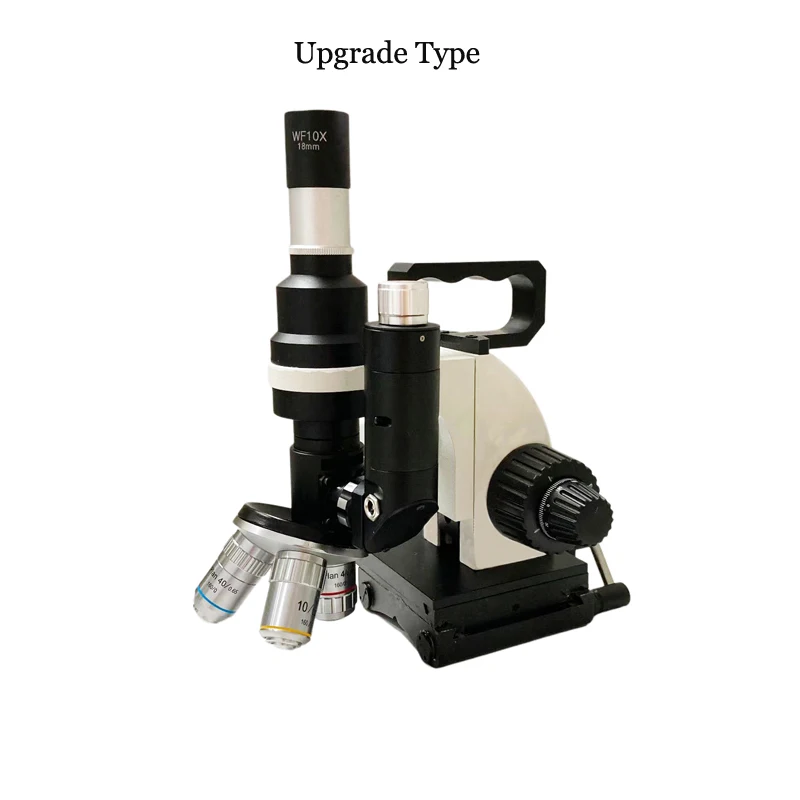 Multi Objective Polarizing Metallographic Microscope Hand Held Portable Metallurgical Microscope for Metal Alloys Appraisal