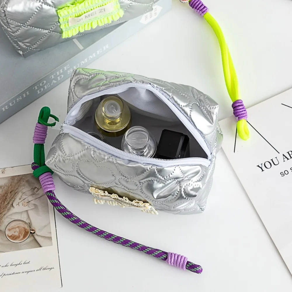 

Вместительная косметичка из ПУ в корейском стиле, дорожная сумка-косметичка с ремешком для подвешивания, для путешествий и активного отдыха