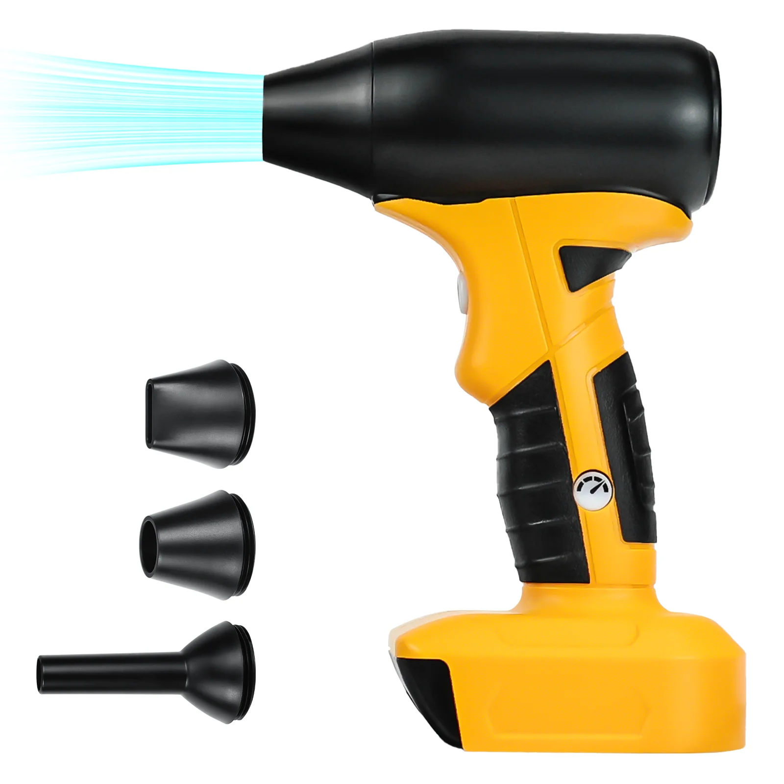

Brushless Turbo Jet Fan 130000RPM 4-Speeed Turbo Violent Blower Handheld Air Blower Power Tool for Dewalt 20V Battery