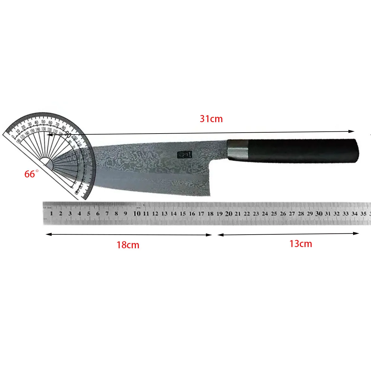 7 Inch Deba Knife Single-edged Blade Handmade Damascus Steel Slicing Sushi Chopper Fish Cleaver Sashimi Japanese Kitchen Knives