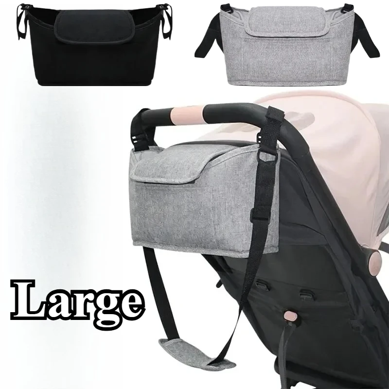 

Stroller Organizer Bags Mummy Large Capacity Travel Hanging Bag Bottle Holder Pram Diaper Bags Baby Stroller Accessories