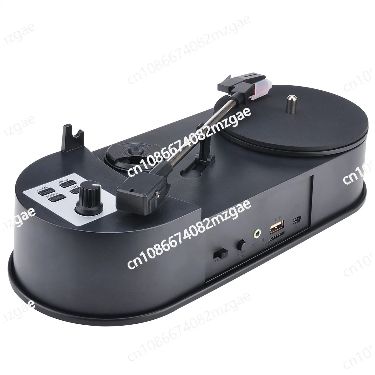 Mini vinyl record record player phonograph direct to U disk MP3 double speed 33 45 rpm
