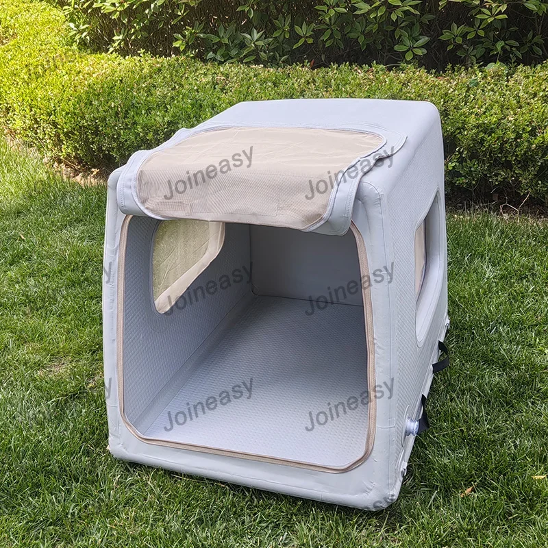 Inflatable Pet Dog Kennel Box dog Travel Kennel air Detachable Outdoor Dog Cage