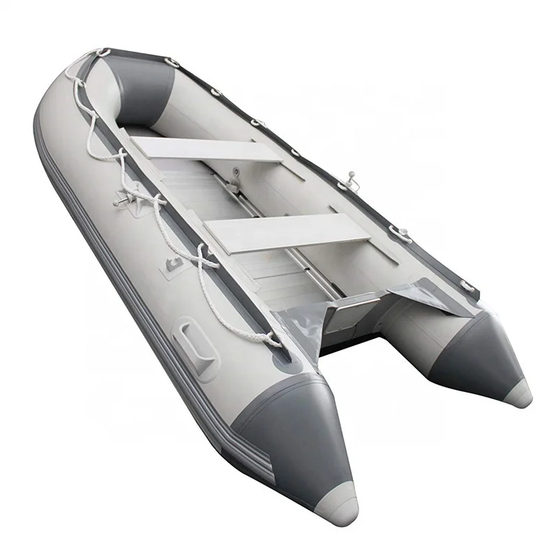 

10ft Inflatable Boat Inflatable Rafting Fishing Dinghy Tender Pontoon Boat