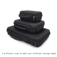 EVA DIY Travel Storage Box for Xiaomi SJCAM DJI OSMO EKEN SJCAM Sports Cameras Zippered Case Waterproof Dustproof Shockproof Bag