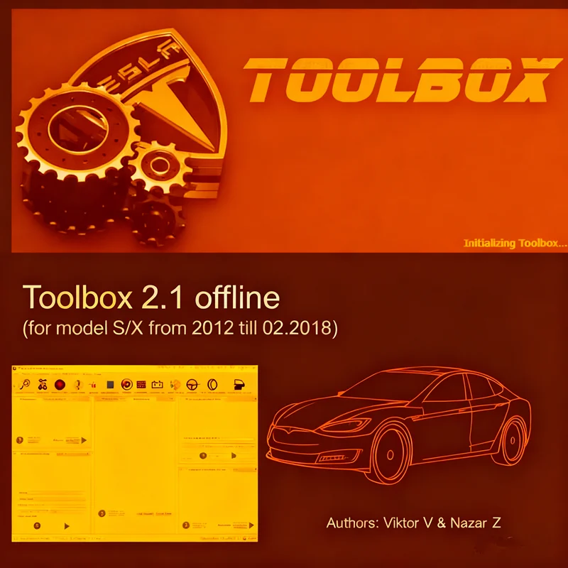 

New Toolbox 2.1 Model X/S detection diagnostic software Proxy offline 2012-2018 firmware before 2022.8 Fakra cable needed