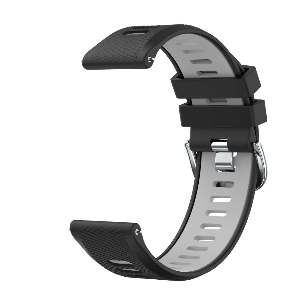 22mm Double Color Silicone Strap For Amazfit GTR 4 3 2 2e 3 pro/GTR 47mm Band Bracelet For Amazfit BIP 5/Pace/Stratos 2S 3 Band