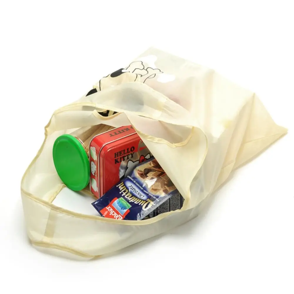 Borsa tote in nylon Borsa ecologica con fibbia sospesa Borsa per la spesa pieghevole Borse portaoggetti Borsa a tracolla da viaggio Borse per la spesa dei cartoni animati