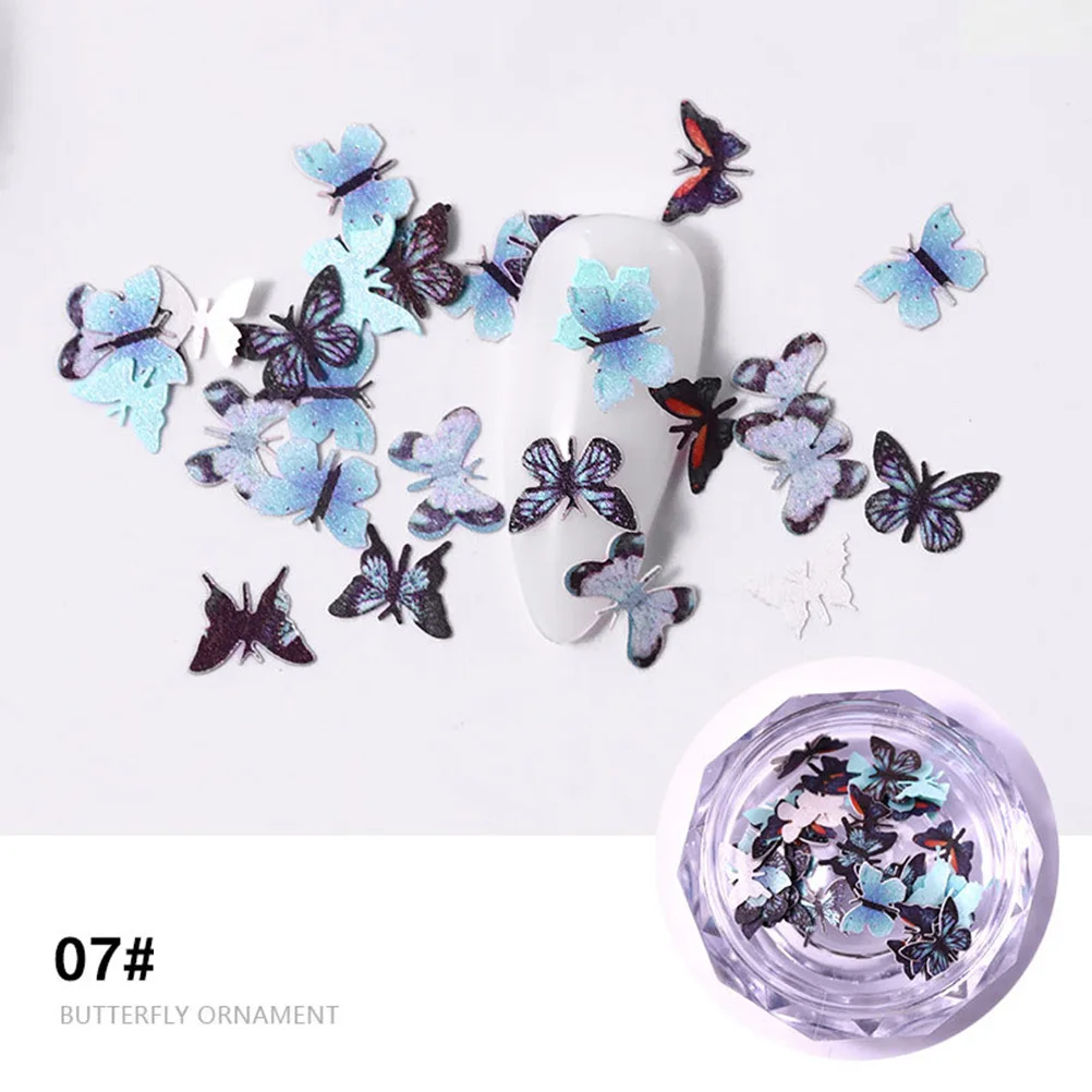 

6pcs Nail Decoration DIY Butterfly Decor 3D Pattern Bow Accessories Manicure Diy Nail Art Decoration Decals Durable Safe