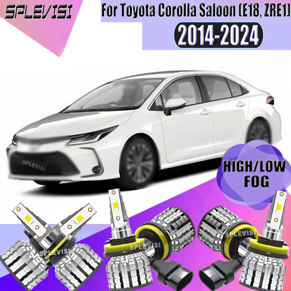 

Energy efficient Car LED Headlight Fog Lamp Waterproof For Toyota Corolla Saloon (_E18_, ZRE1_) 2014 2015 2016 2017 2018-2024