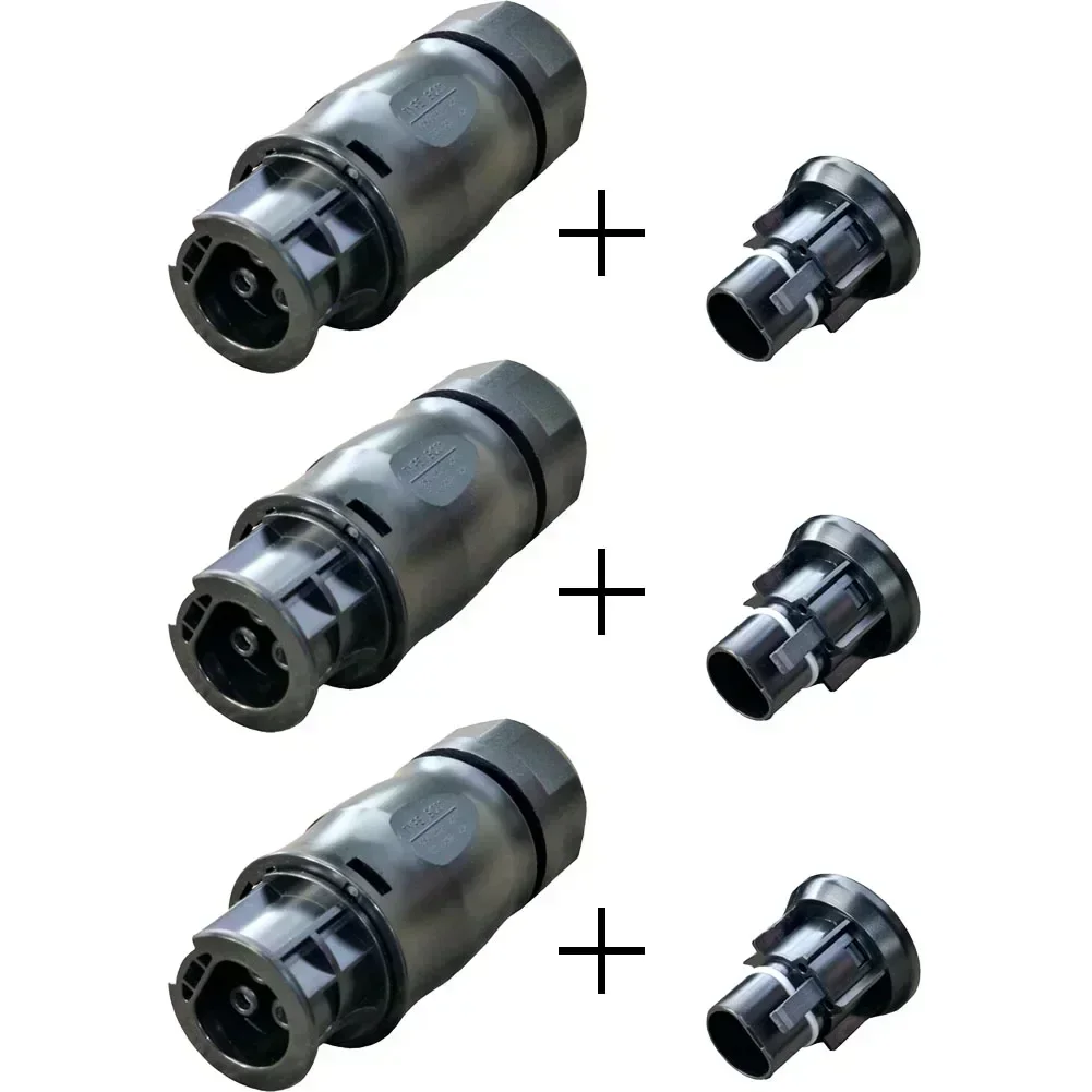 For Envertech Connector Female Plug IP68 Waterproof 25A 3-Pole Connection For For Betteri BC01