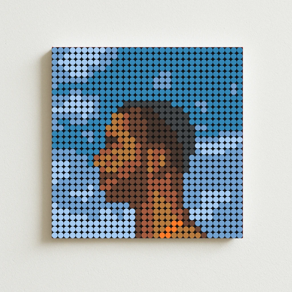 Drake Nothing Was The Same Albumcover Pixel-Art Bausteine Hip-Hop Rap R&B Musik Fans Sammlung Heim Wanddekoration Geschenk