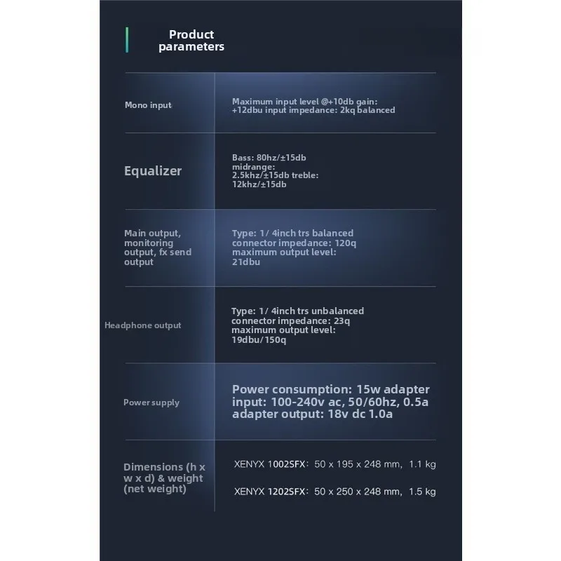 Professioneller Live-Singmixer mit Reverb-Effekten für den Heimgebrauch