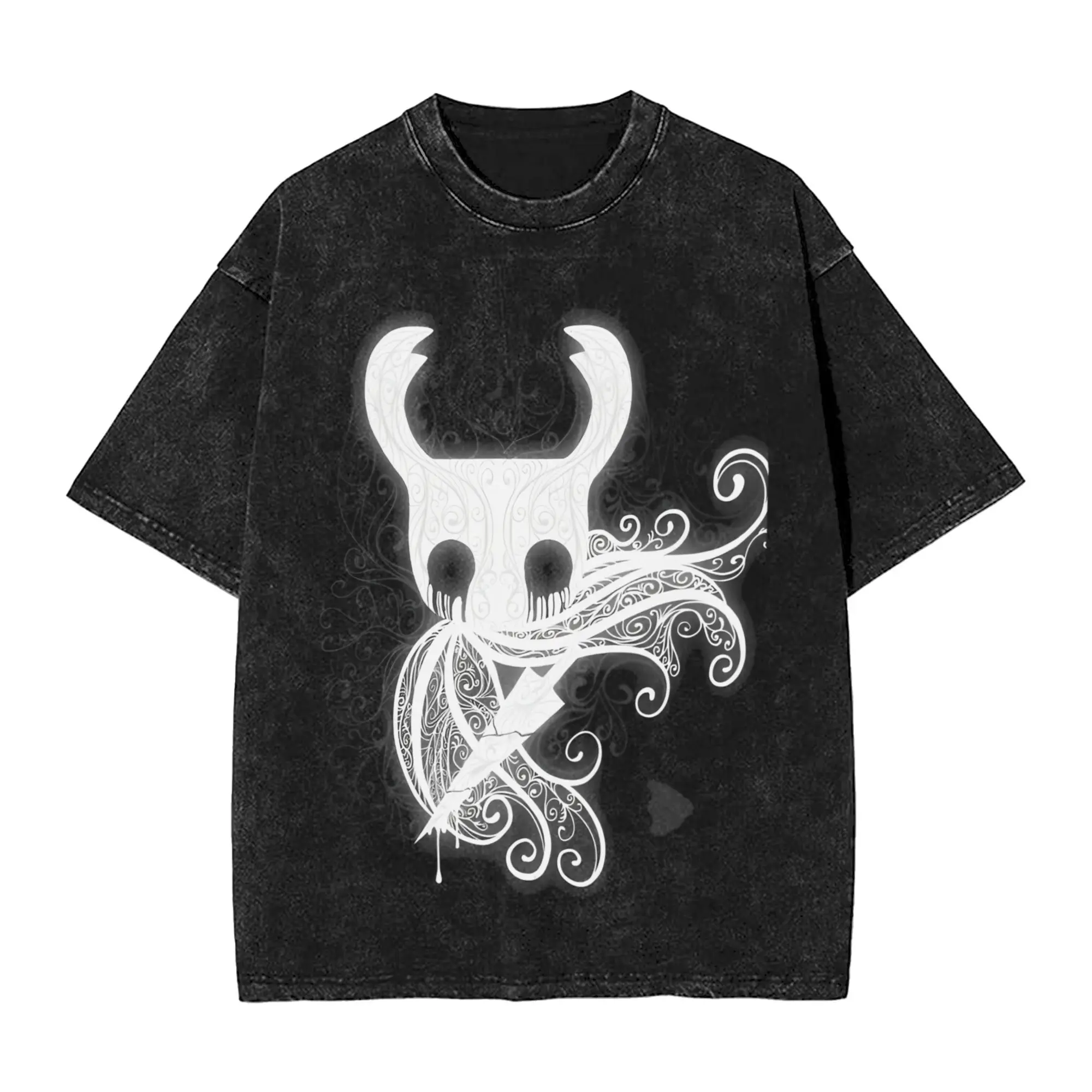 

The Knight Cry Hollow Knight Funny Game T-Shirts Men Novelty 100% Cotton Tee Shirt O Neck Short Sleeve T Shirts Summer Clothing