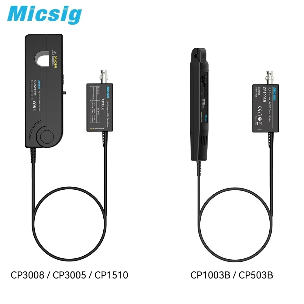 Micsig High Frequency AC / DC Current Probe CP3005 CP3008 CP1510 AC/DC Current Probe, Bandwidth 5/8/10 MHz Max