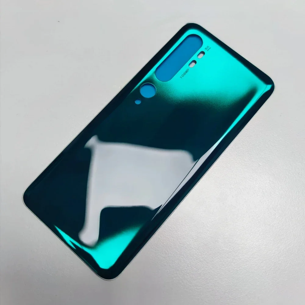 For Xiaomi Mi Note 10 Pro M1910F4S Back Cover Lid Note 10 M1910F4G Rear Backshell Glass Door Housing Case Parts