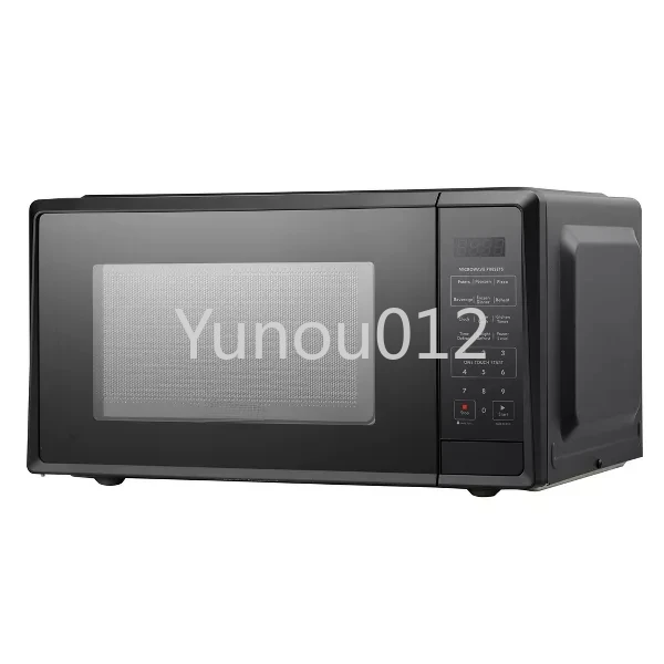 1.1 cu-ft Black Microwave