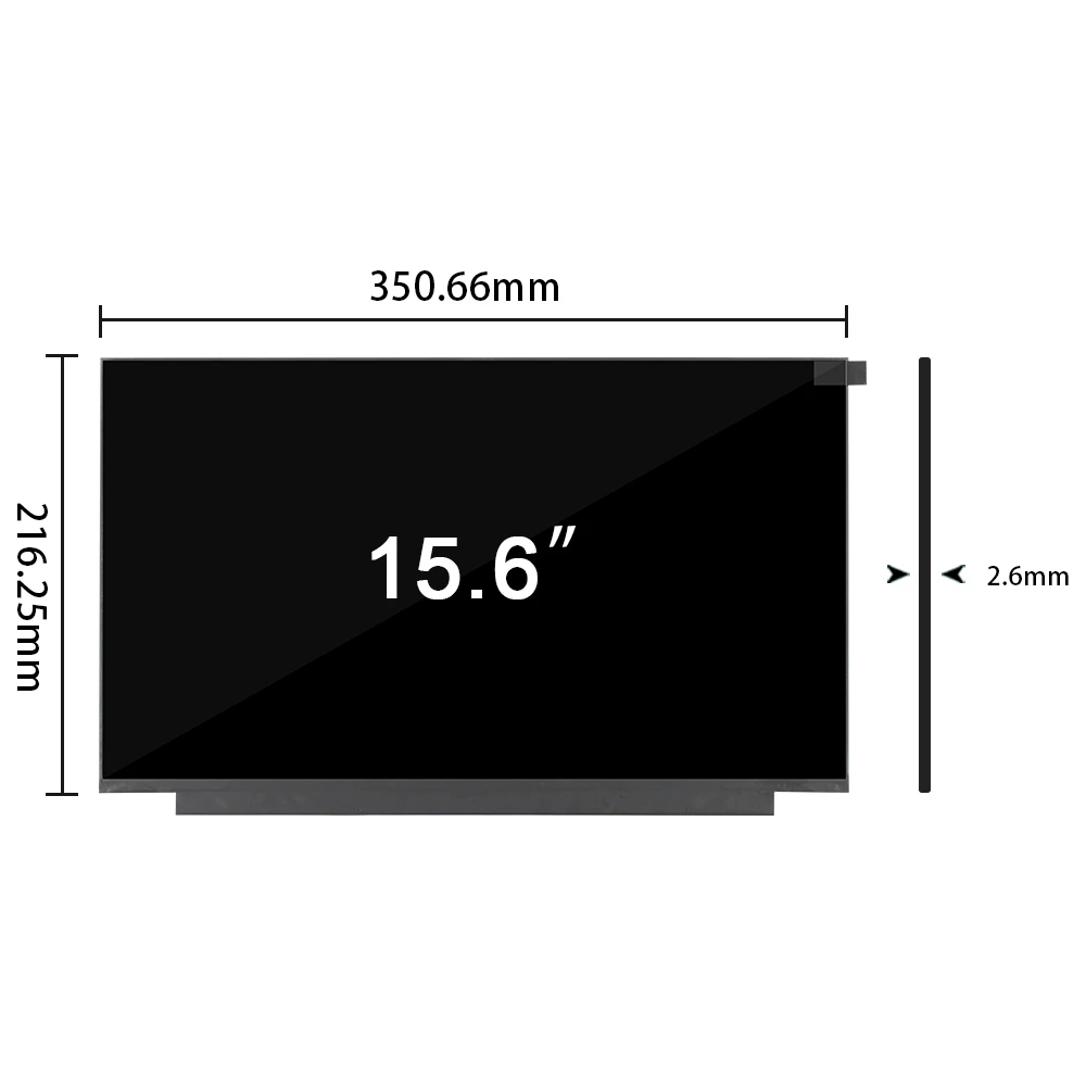 ЖК-модуль BOE 15,6 дюйма, 30-контактный eDP NV156FHM-N65 TTL, экран дисплея 1920 × 1080, яркость 500 для ноутбук