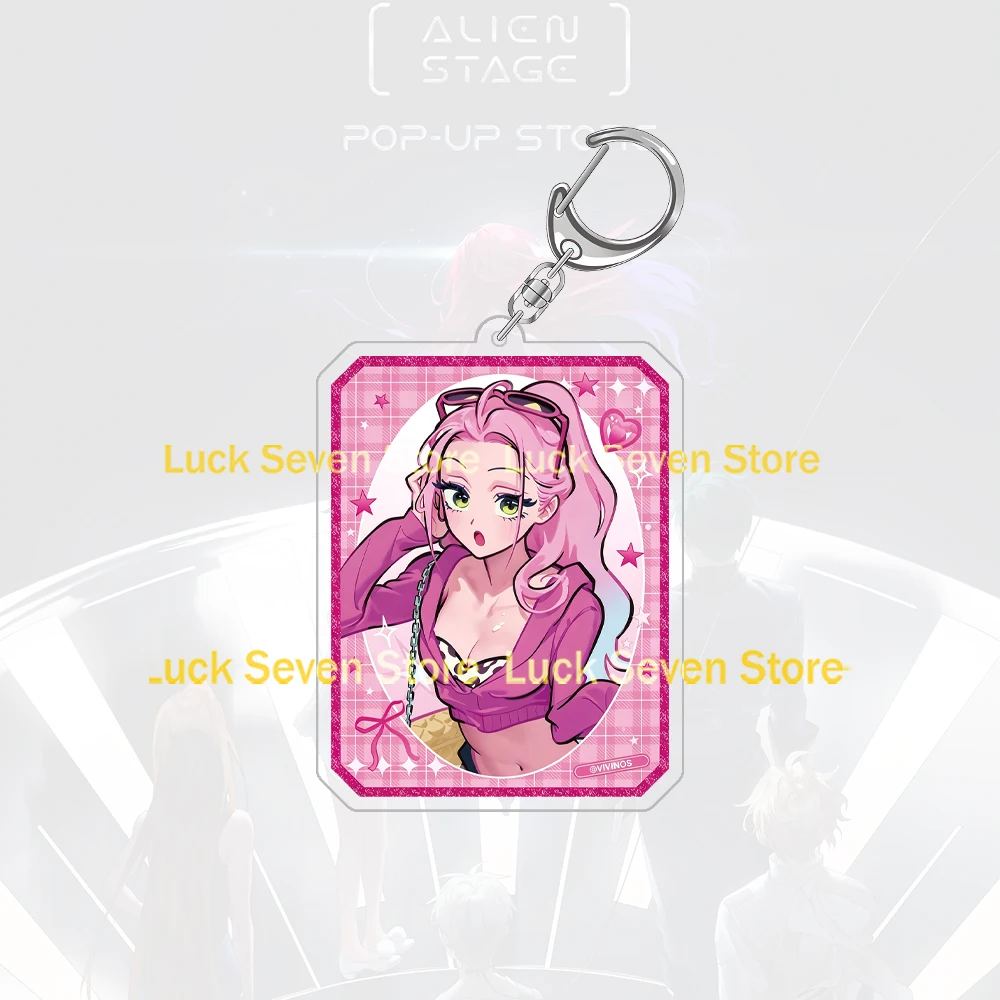 Alien Stage Acrylic Keychain Square Portrait & Long Rectangle Poster Luka Hyuna Ivan Sua Mizi Till Anime Keyring Fans Gift