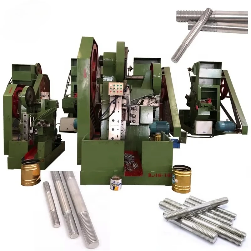 Rebar Thread Rolling Machine Industrial Steel Bar Threading Equipment Automatic 380V Hydraulic System CE