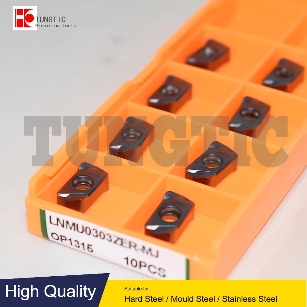 LNMU0303ZER-MJ OP1315 OP1215 OP1305 Utensili per fresatura per fresa in metallo duro CNC Inserti per tornio Lavorazione dei metalli