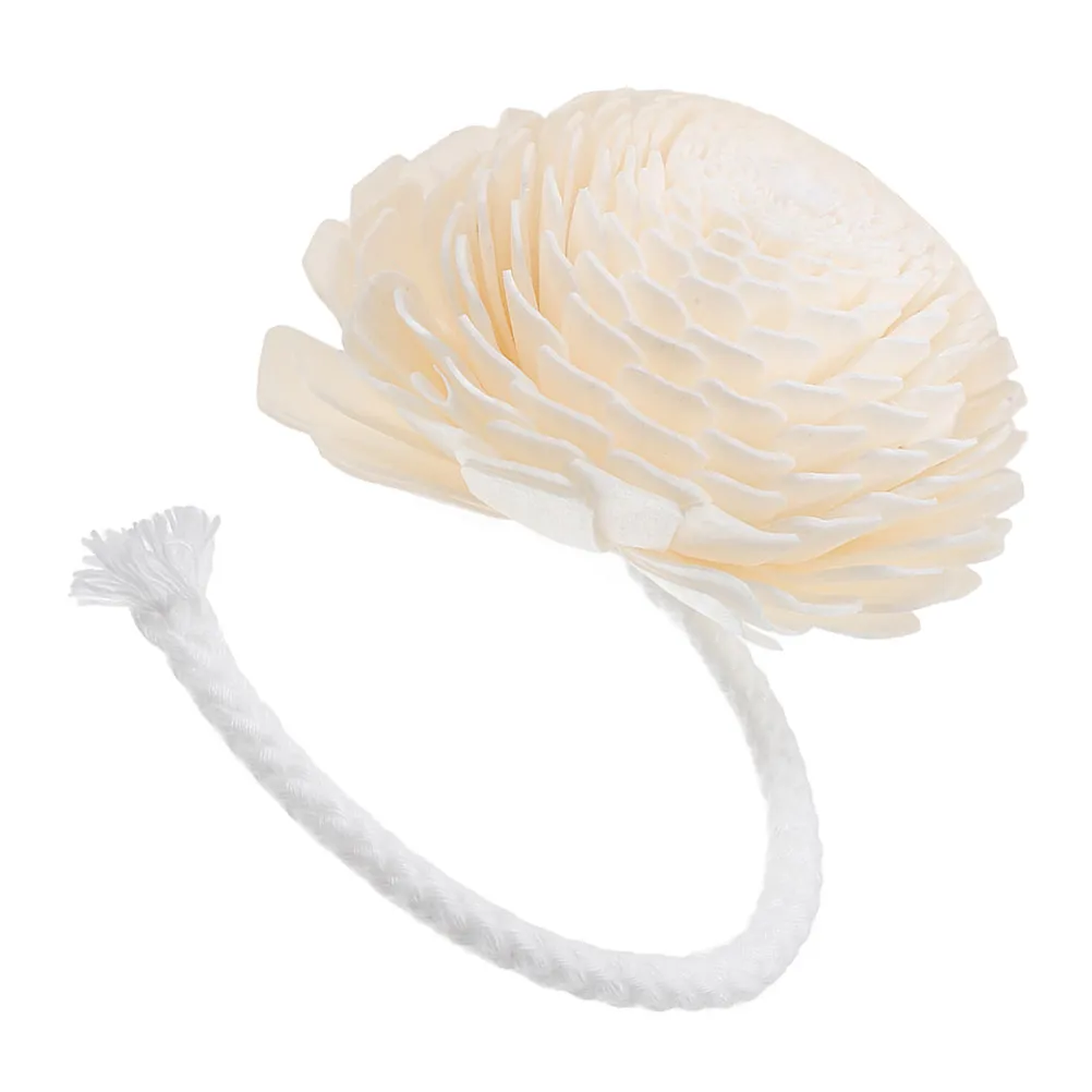 Bendable Cotton Rope Flower Fragrance Diffuser Wood Essential Oil Diffuser For Home Indoor Car Decoration Natural Style Scented