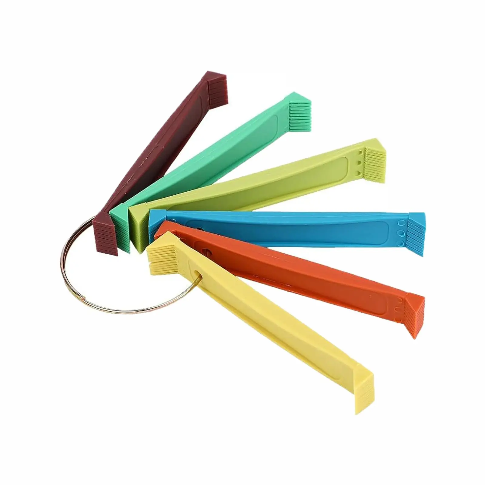 Air conditioner coil cleaner 6-in-1 fin cleaning kit fin comb brush set