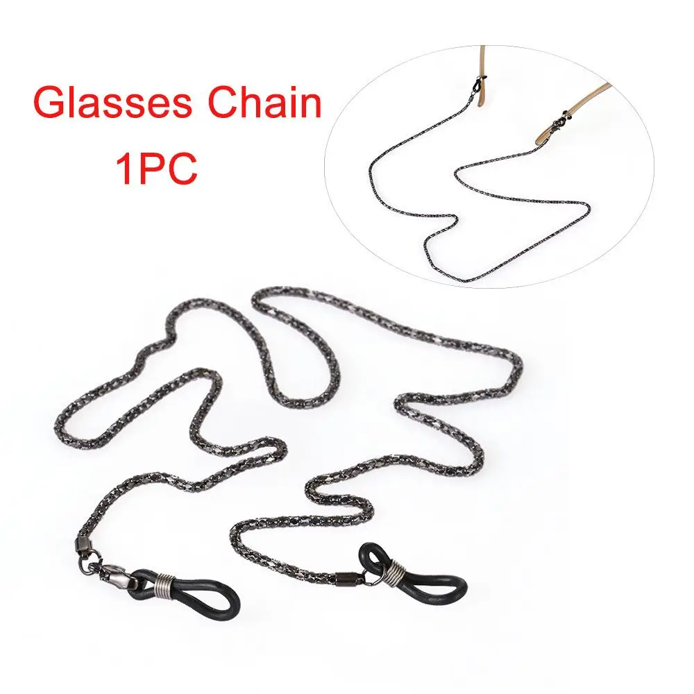 

1PC Fashion Unisex Non-slip Metal Lanyard Spectacles Cord Sunglasses Strap Reading Glasses Chain