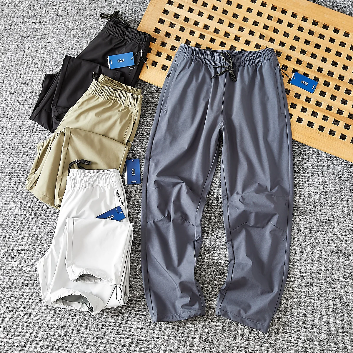 

Outdoor Leisure Men's Fce Lined ell Pants 3D Tailoring Technology Tee Proof Fabric Autumn Winter Soft ell Casual Pants