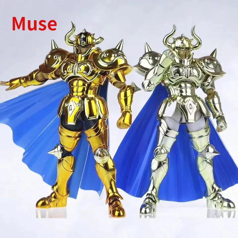 

IN Stock CS Model Saint Seiya Myth Cloth EX Taurus Aludiba 24K Golden Saint Twelve Saints Action Figure Collect Toy Gift