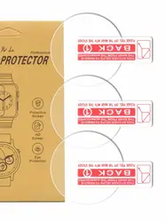 3PCS Universal Tempered Glass For Smart Watch Round Protective Film 29 30 32 34 36 38 40 41 42 43mm