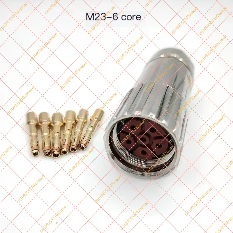 M23 Connector S120 Servo Motor Power Plug 6 Core 8 Core 0LU00 Wiring Connector