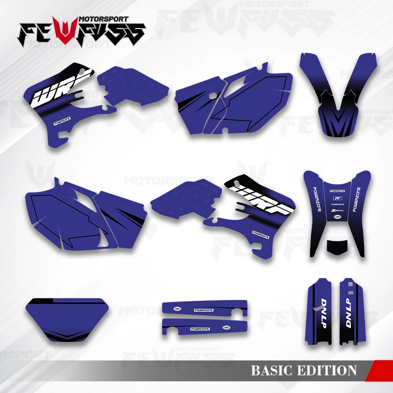 

Fewfuss Graphics Decals Stickers Motorcycle Background Custom For YAMAHA WRF250 450 2003 2004 WRF 250 2005 2006 WRF450 001