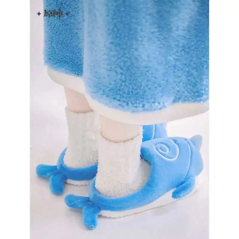 Genshin Impact Небо Кит Тарталья плюшевые тапочки игра аниме косплей хлопковые шлепанцы милая домашняя обувь с героями мультфильмов размер 34-42 рождественский подарок