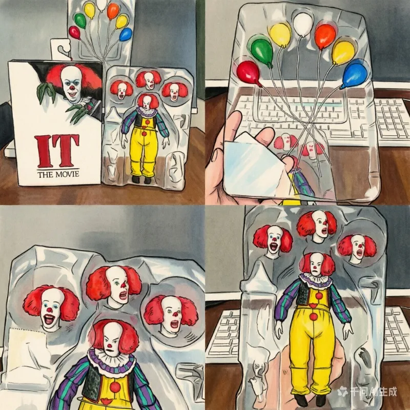 

Special Offer Pennywise the Clown Action Figure Inspired by Stephen King for Halloween Decoration and Gift Suitable for