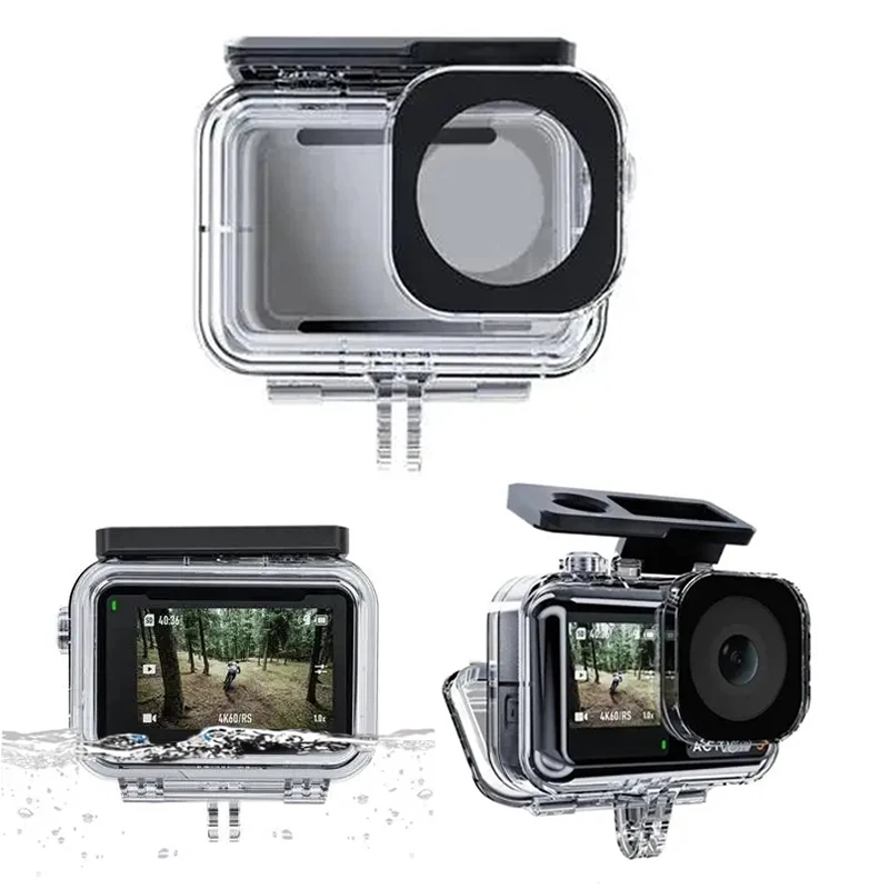 

TELESIN 45M Diving Housing Waterproof Case for DJI OSMO Action 3 4 5Pro Camera Accessories Underwater Protective Cover
