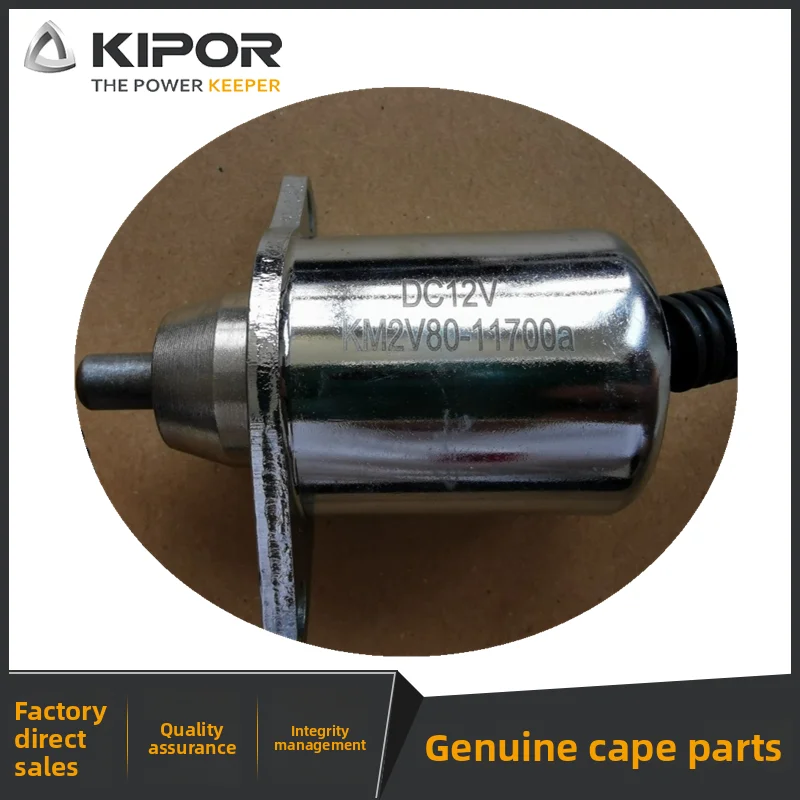 KIPOR Accessories KM2V80-11700a Oil Shutdown Solenoid Valve Shutdown/Oil Pump Solenoid Valve KDE12EA/EA3