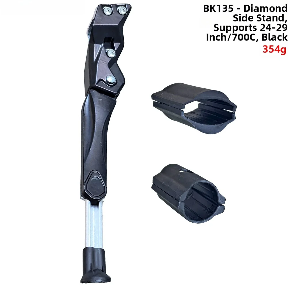Aluminum Alloy Bicycle Kickstand Adjustable Side Stand For 24 26 27.5 29 Inch MTB Bike Frame Support Accessories view 4